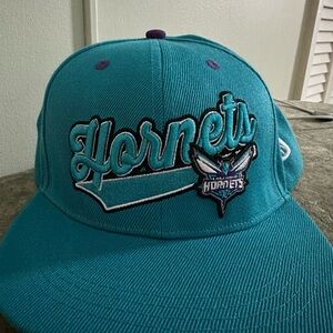 Teal Hornets Snapback Cap
